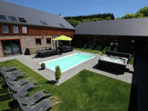 Villa in Manhay with heated outdoor swimming pool and sauna Manhay